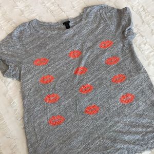 JCrew Lips Tee